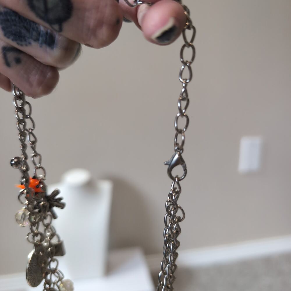 Silver Charm Handmade Necklace Punk - Picture 4 of 5